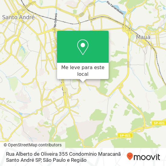 Rua Alberto de Oliveira  355   Condomínio Maracanã   Santo André   SP mapa