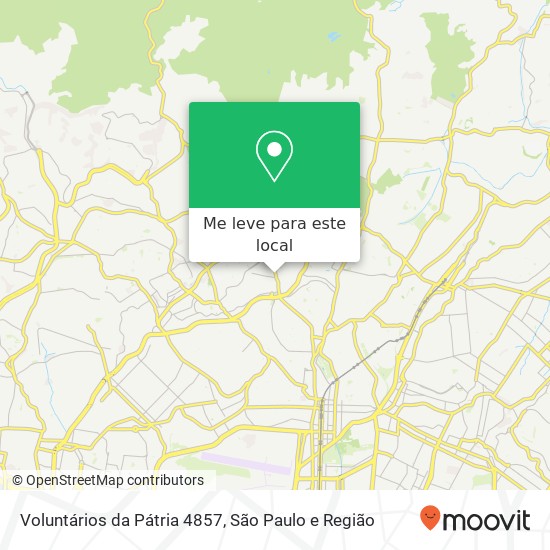 Voluntários da Pátria 4857 mapa