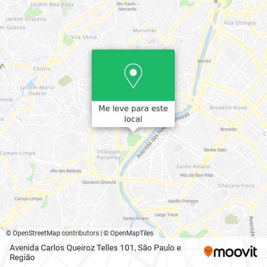 Avenida Carlos Queiroz Telles 101 mapa