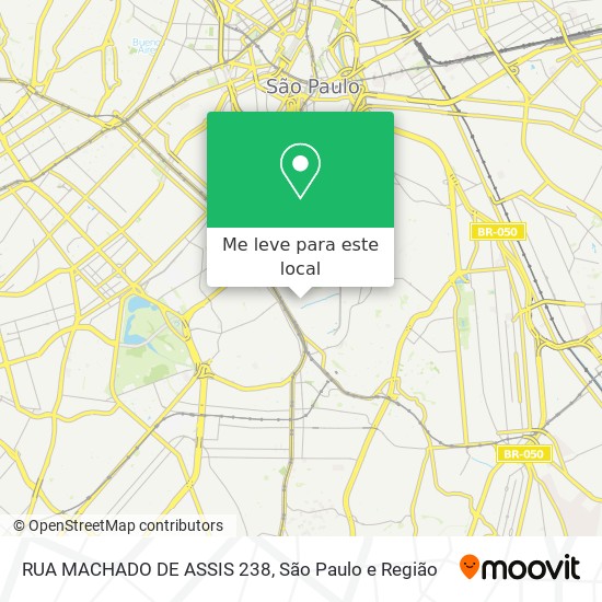 RUA MACHADO DE ASSIS 238 mapa