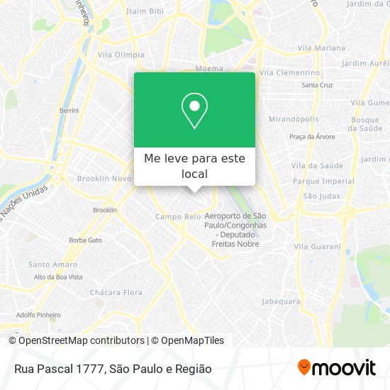 Rua Pascal 1777 mapa