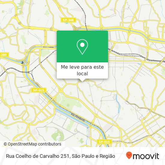 Rua Coelho de Carvalho 251 mapa