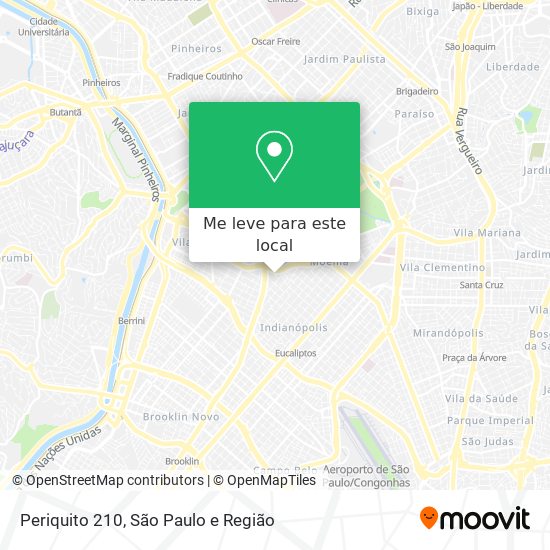 Periquito 210 mapa