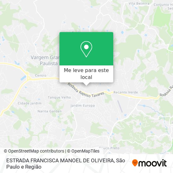 ESTRADA FRANCISCA MANOEL DE OLIVEIRA mapa