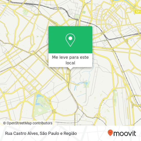 Rua Castro Alves mapa