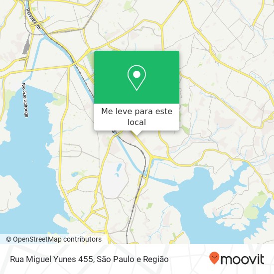 Rua Miguel Yunes 455 mapa
