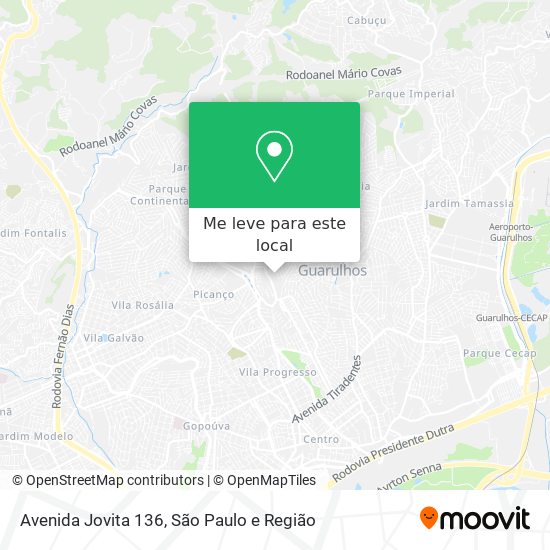 Avenida Jovita 136 mapa