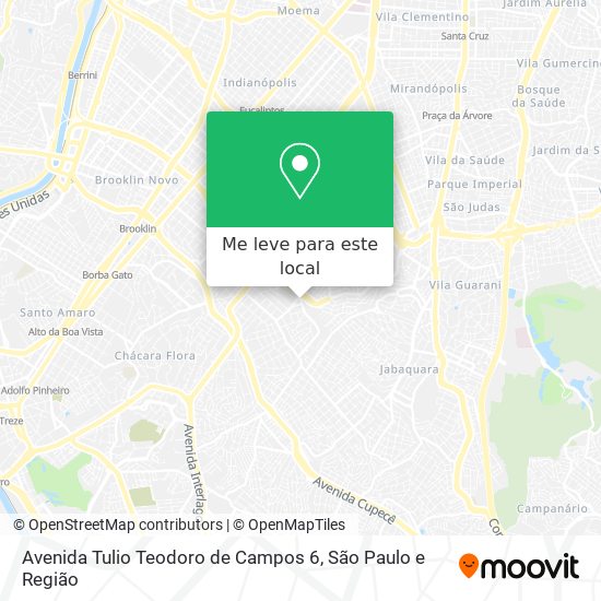 Avenida Tulio Teodoro de Campos 6 mapa