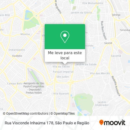 Rua Visconde Inhaúma 178 mapa