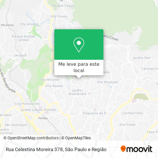 Rua Celestina Moreira 378 mapa