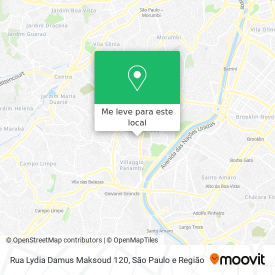 Rua Lydia Damus Maksoud 120 mapa