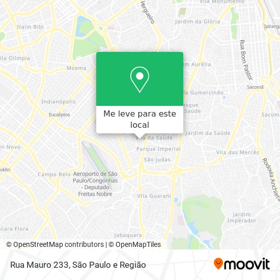 Rua Mauro  233 mapa