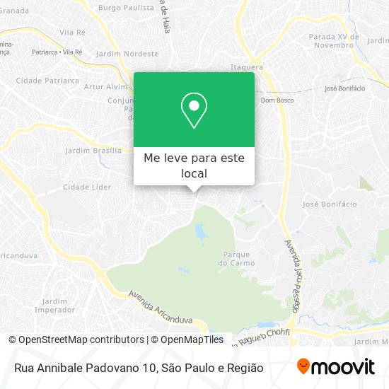 Rua  Annibale Padovano 10 mapa
