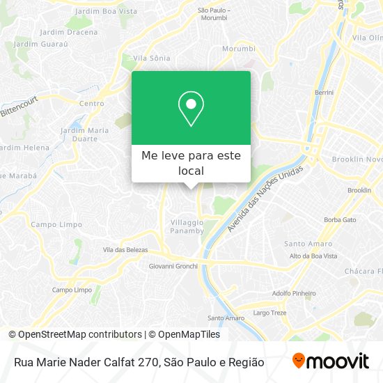 Rua Marie Nader Calfat 270 mapa