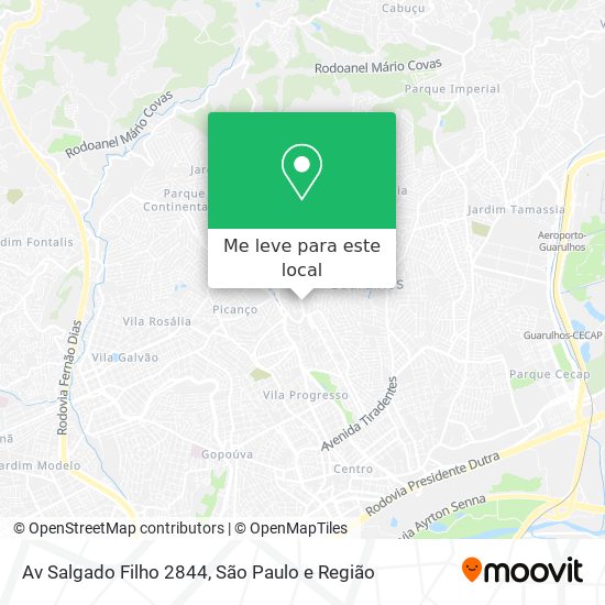 Av  Salgado Filho 2844 mapa