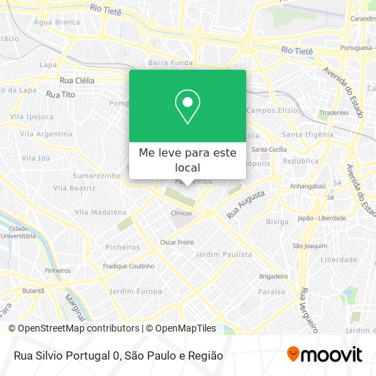 Rua Silvio Portugal 0 mapa