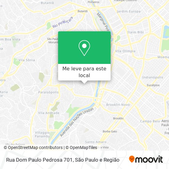 Rua Dom Paulo Pedrosa 701 mapa