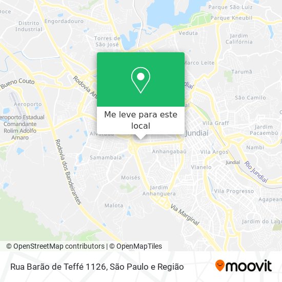 Rua Barão de Teffé  1126 mapa