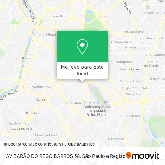 AV BARÃO DO REGO BARROS 58 mapa