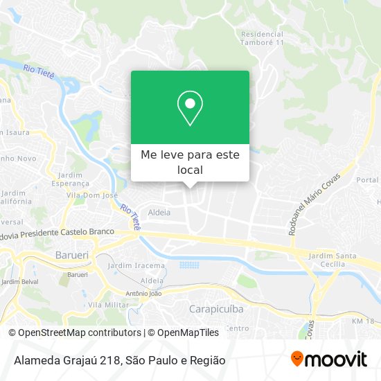 Alameda Grajaú 218 mapa