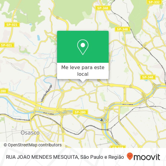 RUA JOAO MENDES MESQUITA mapa