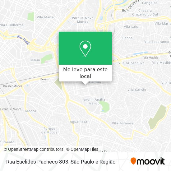 Rua Euclides Pacheco 803 mapa