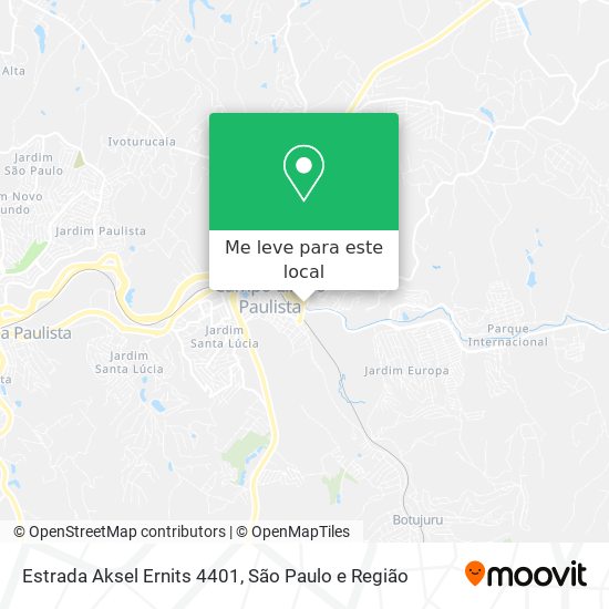 Estrada Aksel Ernits 4401 mapa