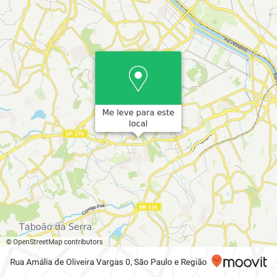 Rua Amália de Oliveira Vargas 0 mapa