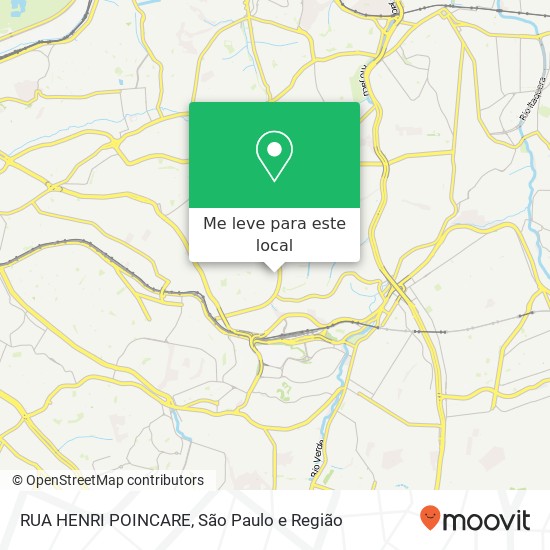 RUA HENRI POINCARE mapa