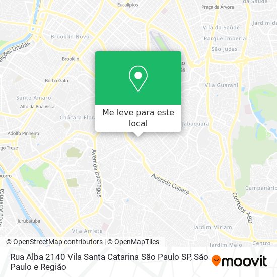 Rua Alba  2140   Vila Santa Catarina   São Paulo   SP mapa