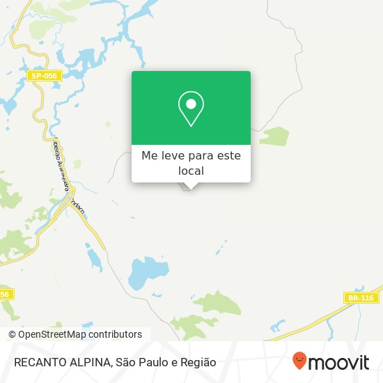 RECANTO ALPINA mapa