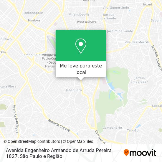 Avenida Engenheiro Armando de Arruda Pereira 1827 mapa