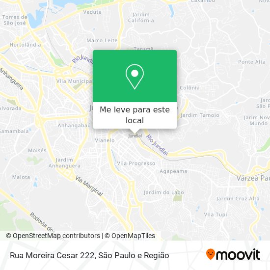 Rua Moreira Cesar 222 mapa