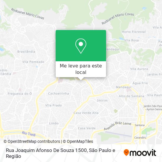 Rua Joaquim Afonso De Souza 1500 mapa