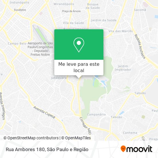 Rua Ambores 180 mapa