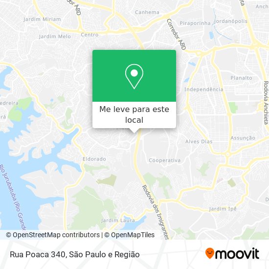 Rua Poaca 340 mapa