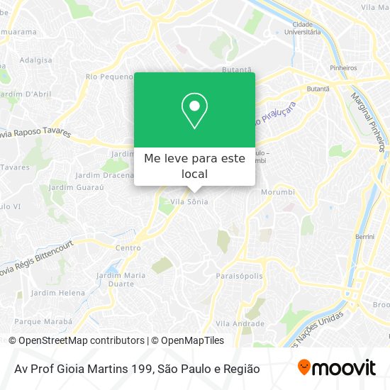 Av  Prof  Gioia Martins  199 mapa