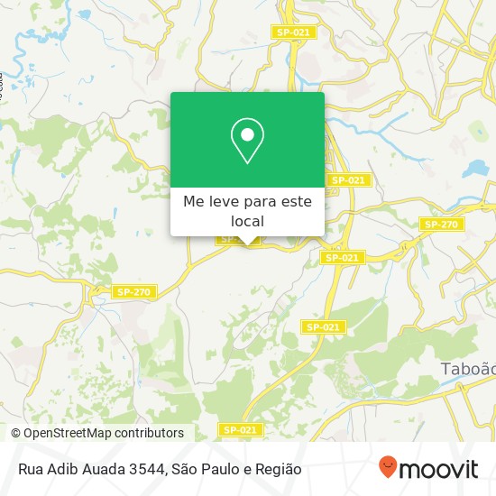 Rua Adib Auada 3544 mapa