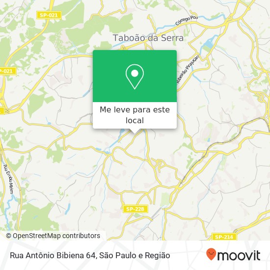 Rua Antônio Bibiena 64 mapa