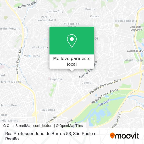 Rua Professor João de Barros 53 mapa