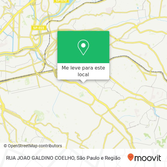 RUA JOAO GALDINO COELHO mapa