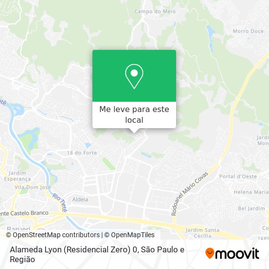 Alameda Lyon (Residencial Zero) 0 mapa