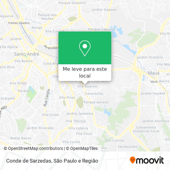 Conde de Sarzedas mapa