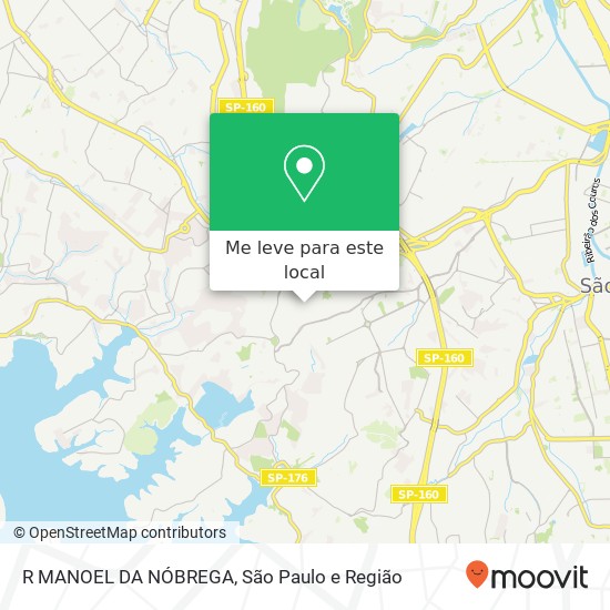 R MANOEL DA NÓBREGA mapa