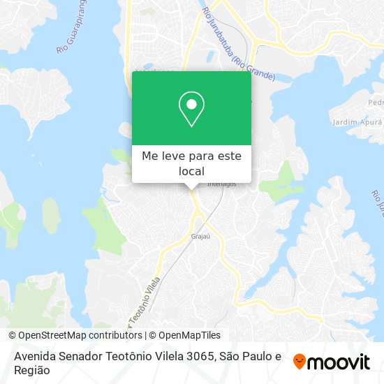 Avenida Senador Teotônio Vilela 3065 mapa