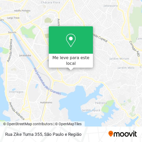 Rua Zike Tuma 355 mapa
