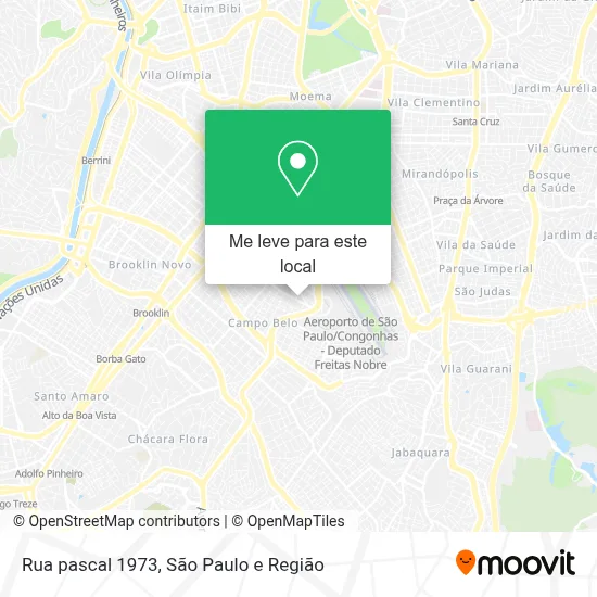 Rua  pascal 1973 mapa