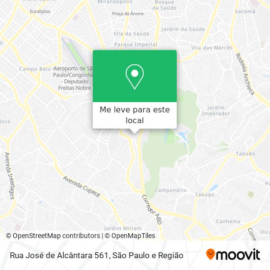 Rua José de Alcântara 561 mapa