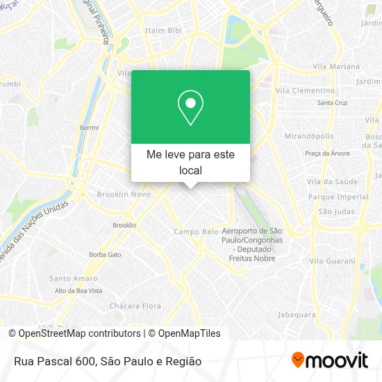 Rua Pascal 600 mapa