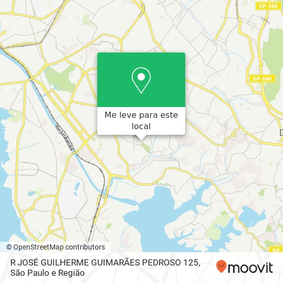 R JOSÉ GUILHERME GUIMARÃES PEDROSO 125 mapa